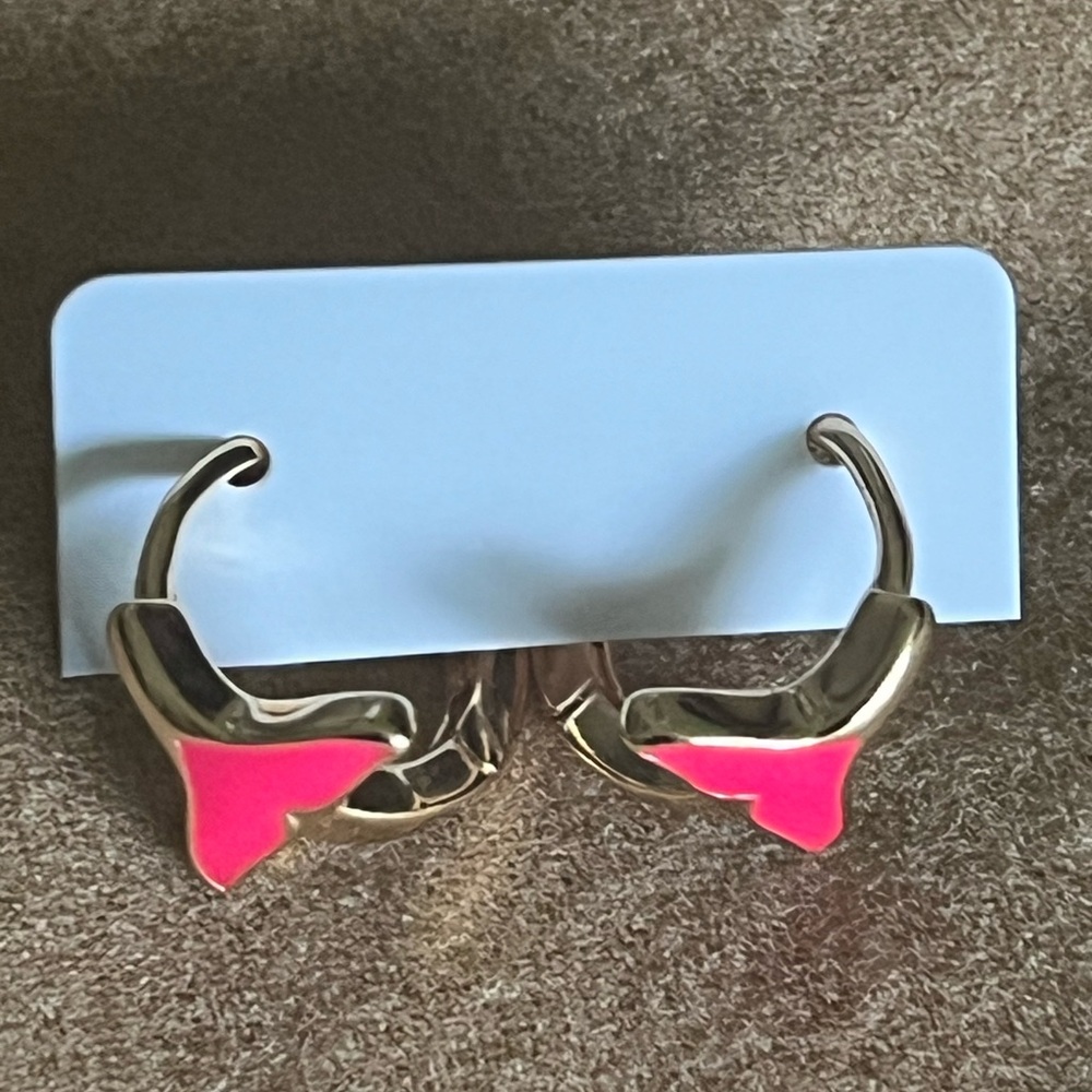 Pretty Bird Rose Gold Plated Mini Huggies Earrings NEW!